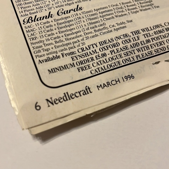 Needlecraft Cross Stitch Mini Cards Mothers Day Birthday Envelopes DIY Lot of 10 - Picture 5 of 7